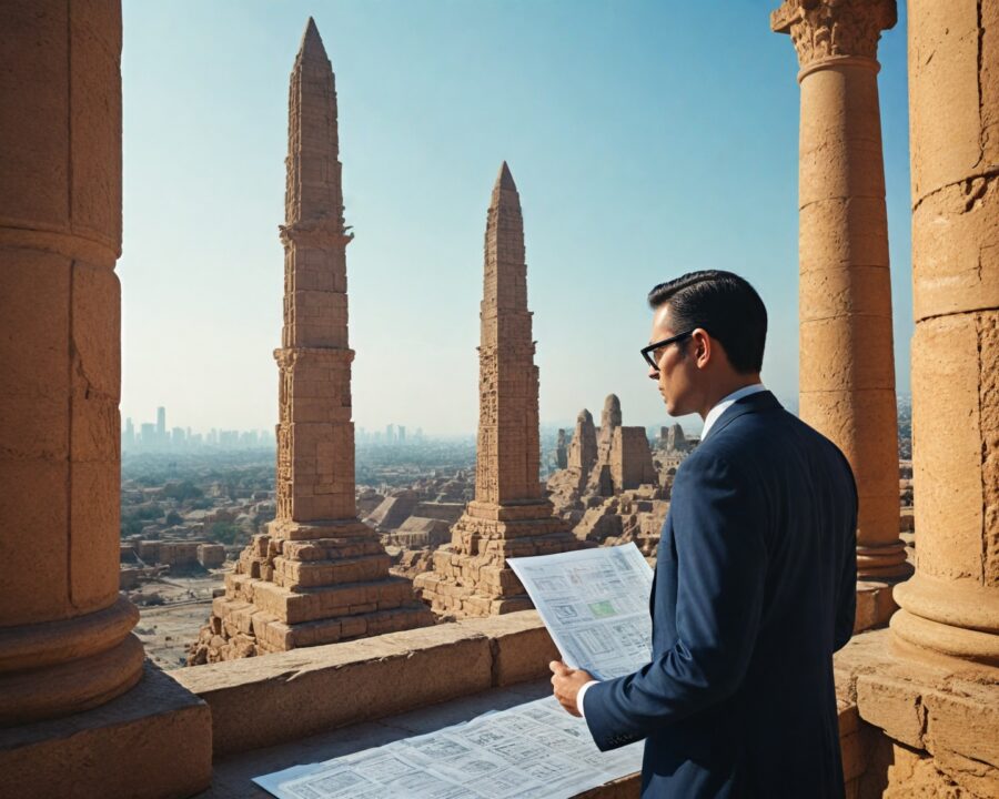 A Transformação das Técnicas Arquitetônicas ao Longo dos Séculos: Uma Viagem pela História e Inovação
