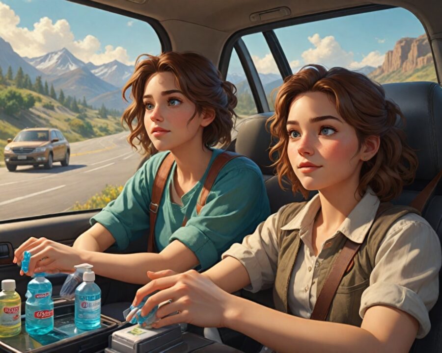 Como manter a higiene dos filhos em viagens longas