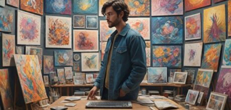 artistas que utilizam inteligência artificial em suas obras