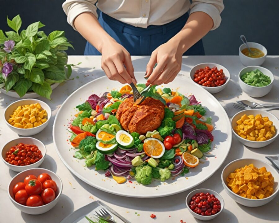 Como montar pratos equilibrados com proteína vegetal