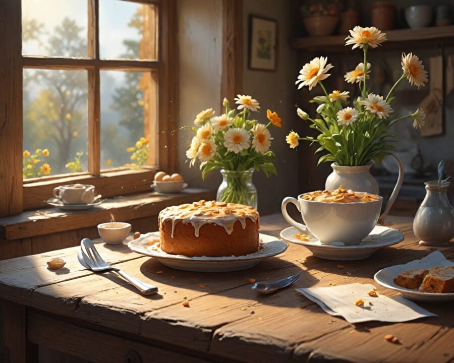 Receitas de bolos simples para acompanhar o café da tarde