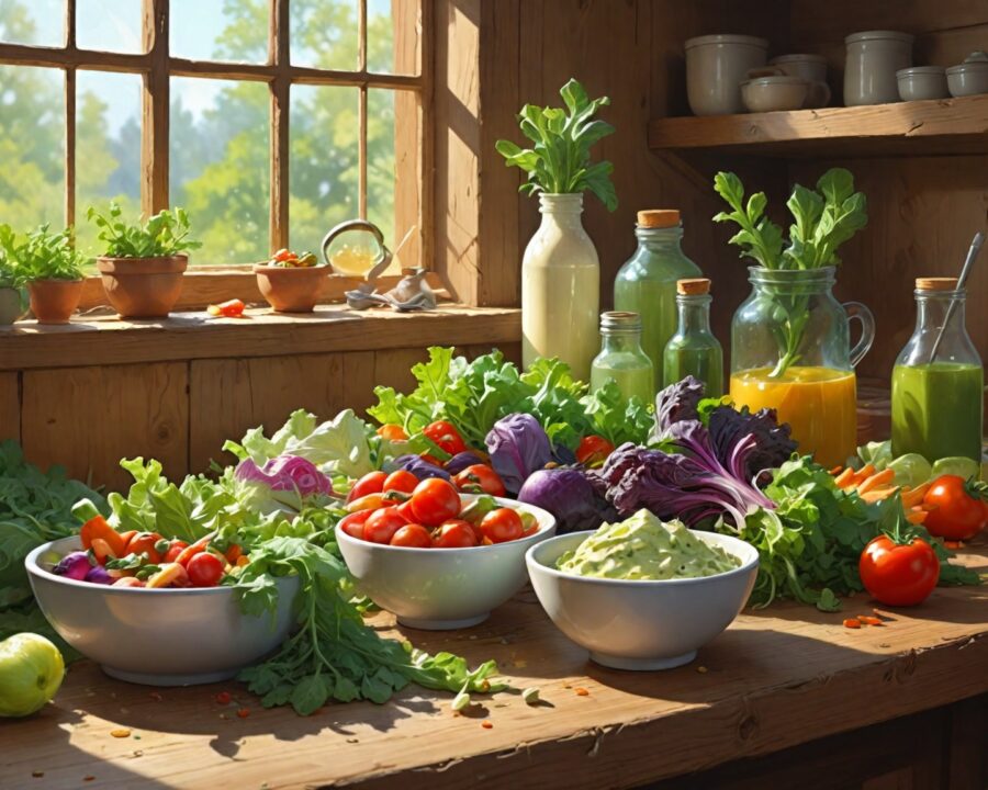 Como preparar molhos rápidos e deliciosos para saladas