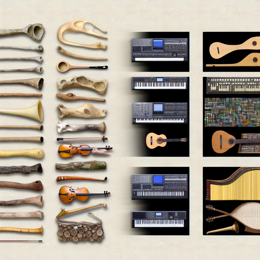 A Evolução dos Instrumentos Musicais: Da Antiguidade à Era Digital