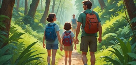 Roteiro de viagem para famílias com crianças em parques naturais
