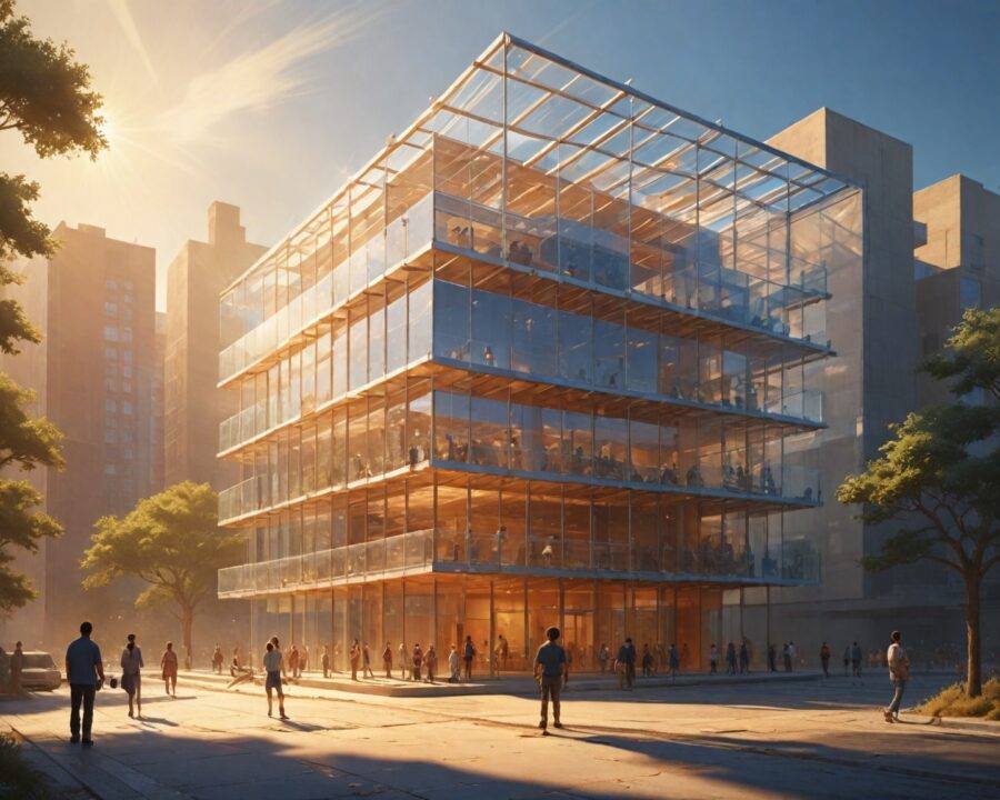 como aplicar leveza estrutural em construções modernas