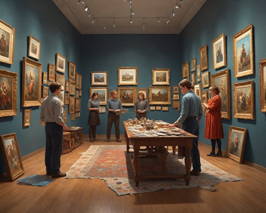 como funciona a curadoria em exposições de arte