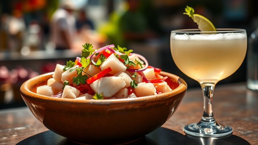Culinária Peruana: Ceviche e Pisco em Destaque