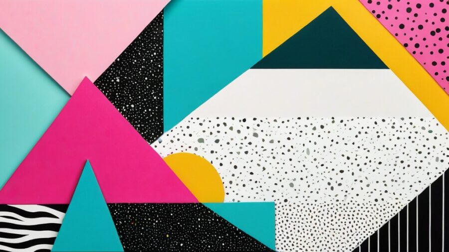 Decoração Memphis Design Colorido: Estilo e Criatividade